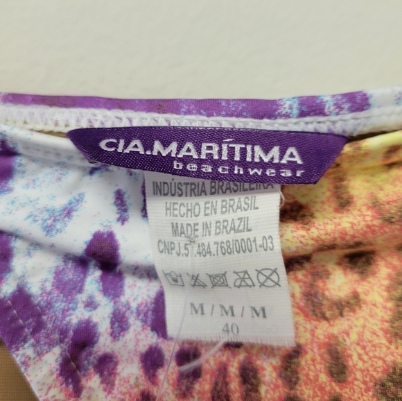 Cia.Maritima Animal Print Tanga bikini bottom M - Picture 5 of 8
